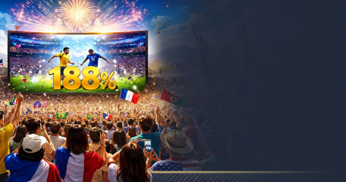 188% ESPORTS WELCOME BONUS
